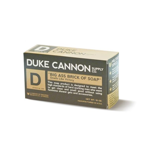 Duke Cannon Supply Co. Big Ol' Brick of Hunting Bar Soap, Scent Eliminator,  10 oz (Hunting Scent Eliminator, Pack of 1)